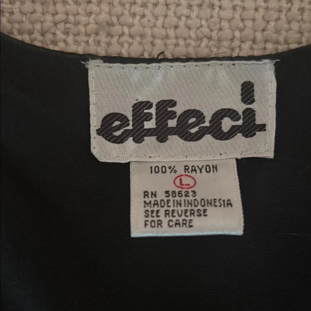 Black and Gold Sequin Vest with Pearl detailing - Picture 4 of 7